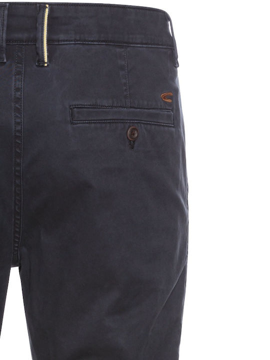 Trousers Chino Elastic in Slim Fit Dark Blue