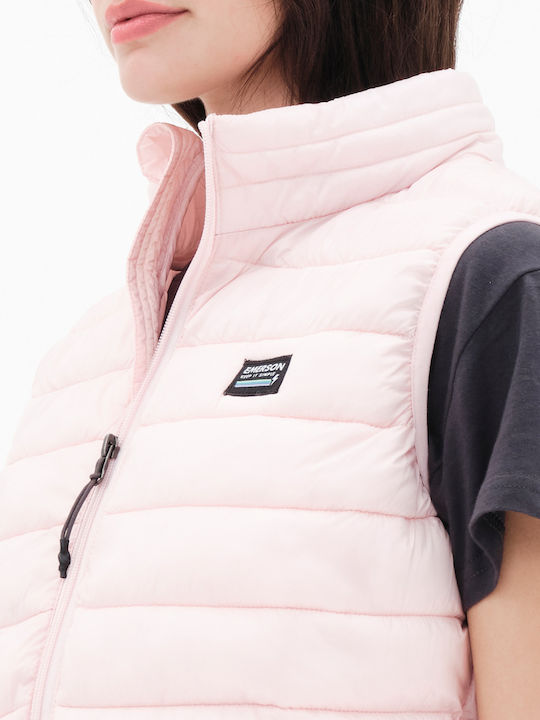 231.EW10.167A Scurtă Jachetă de femei Fără mâneci Puffer Roz