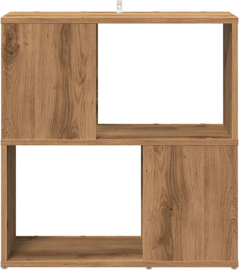 Artisan Wooden Bookcase 60x24x63cm