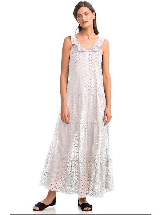 Vamp Women' Long Dress Beach White