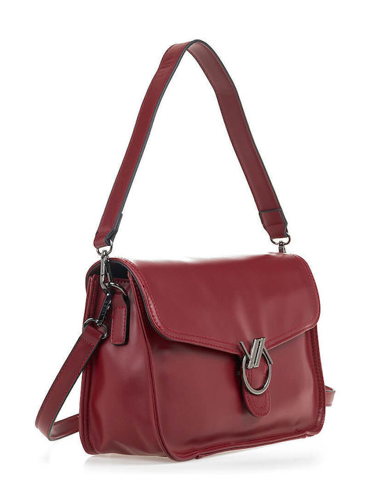 Verde Women's Bag Shoulder Burgundy