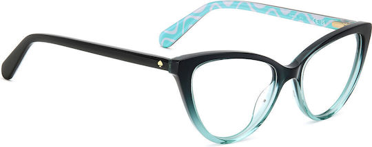 Kate Spade Παιδικός Κοκκάλινος Σκελετός Γυαλιών Cat Eye Μαύρος