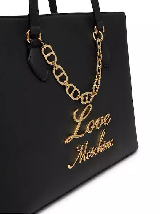 Moschino 0000 Women's Bag Shopper Shoulder Black