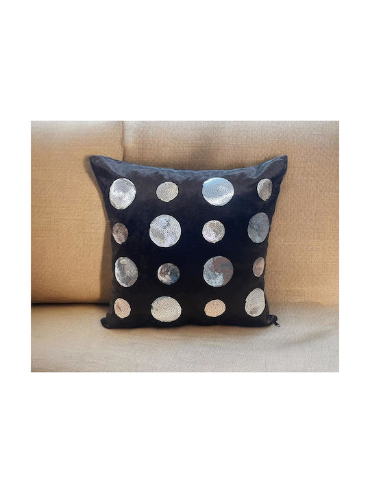 Linea Home Față De Pernă Din Catifea Maro 45x45cm