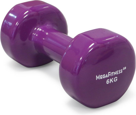 MegaFitness Vinyl Dumbbell 1 x 6kg