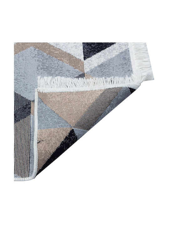 Conceptum Hypnose Χαλί Βαμβακερό 160x230cm Μπεζ, Μαύρο