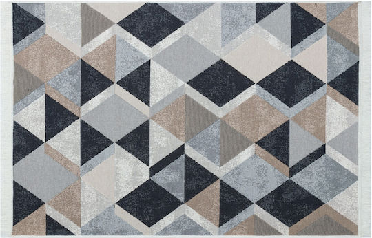 Conceptum Hypnose Rug Rectangular Cotton Beige, Black