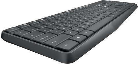 Logitech Wireless Combo MK235 Комплект клавиатура и мишка Български Черен
