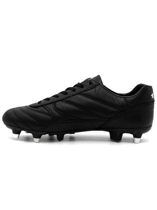 Pantofola D'Oro SG High Football Shoes with Cleats Black