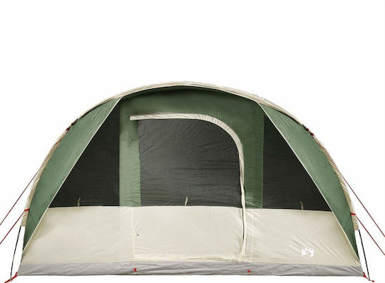 vidaXL Σκηνή Camping Τούνελ Πράσινη για 5 Άτομα 486x320x210εκ.