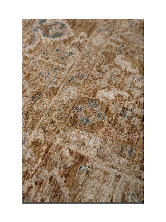 Viokarpet Vittoria 184a Teppich Rechteckig Synthetisch,Polyester/Cotton/Leather Beige
