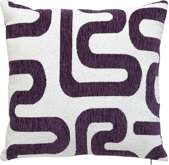 Atmosphera Sofa-Kissen Safina aus Samt Lila 40x40cm