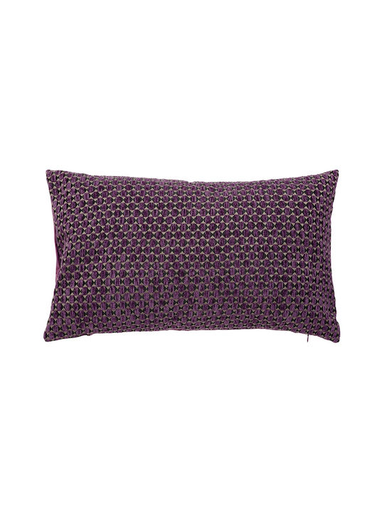 Atmosphera Μαξιλάρι Καναπέ Zaika από Βελούδο Purple 204481c 30x50εκ.