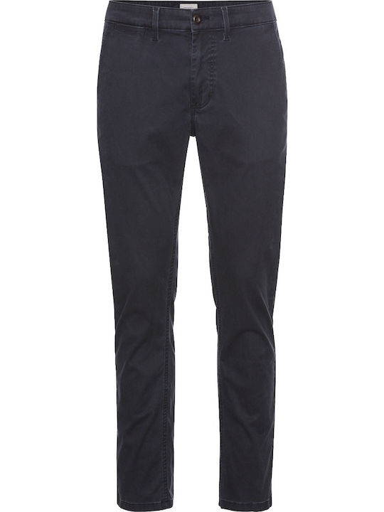 Trousers Chino Elastic in Slim Fit Dark Blue