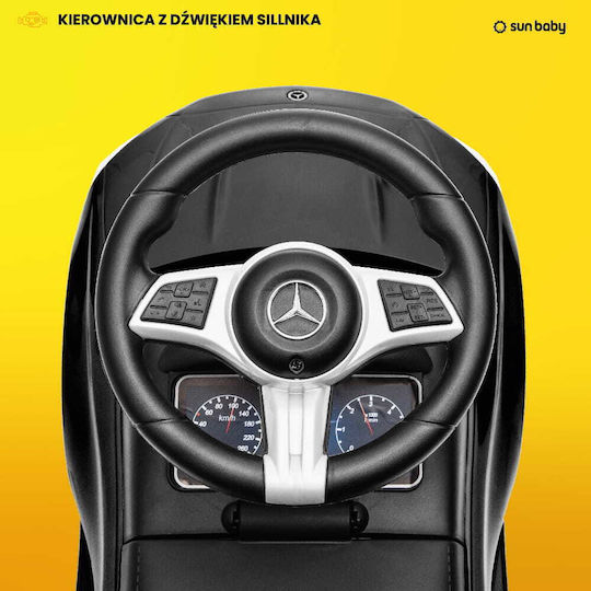 Sun Baby Mercedes C-Class Mașină Ride On Pentru 12+ Luni Neagră