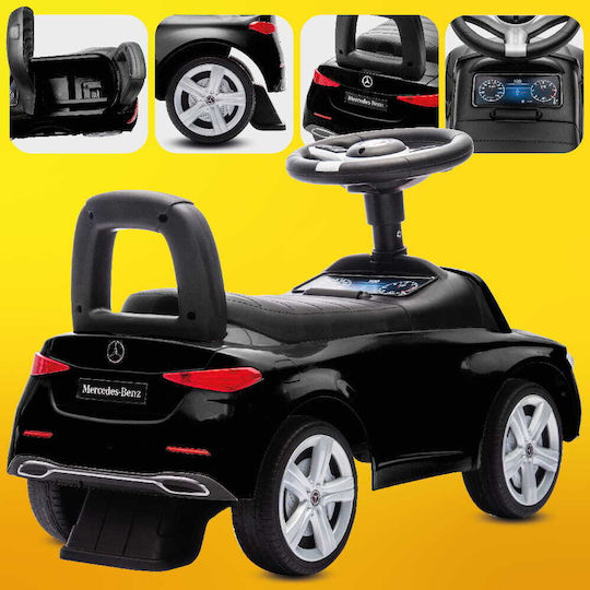 Sun Baby Mercedes C-Class Mașină Ride On Pentru 12+ Luni Neagră