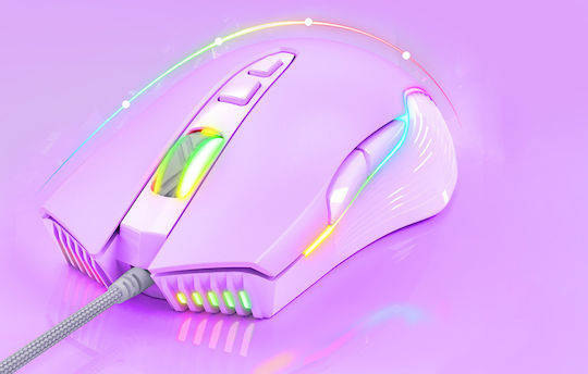 Onikuma CW905 RGB Gaming Gaming Maus 6400 DPI Lila