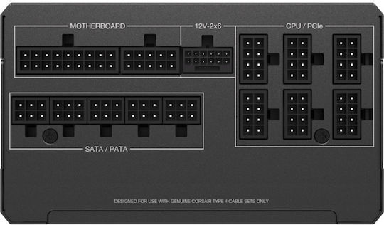 Corsair RM1000x 1000W Μαύρο Τροφοδοτικό Υπολογιστή Full Modular