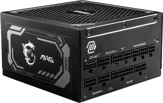 MSI MAG A1250GL 1250W Black Computer Power Supply Full Modular 80 Plus Gold