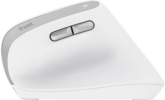 Trust Bayo II Kabellos Ergonomisch Vertikal Maus Weiß
