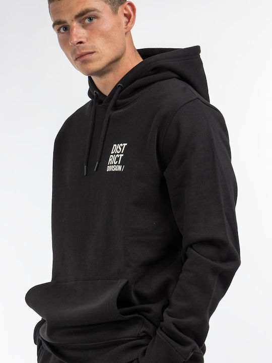Sweatshirt with Hood Black