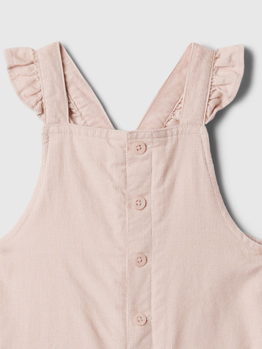 GAP Kids' Cargo Corduroy Overall dull rose