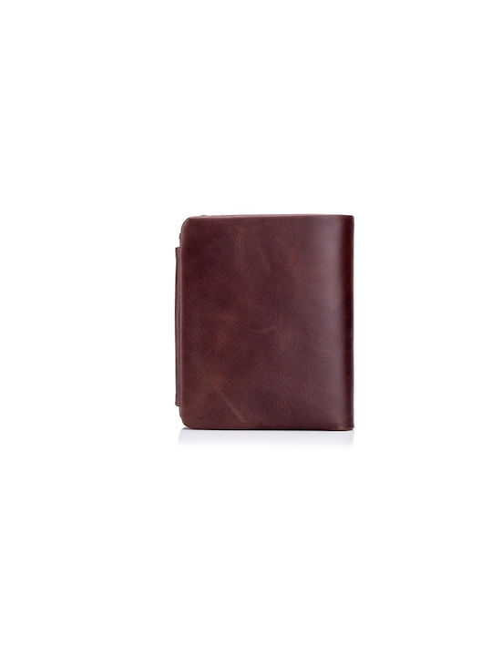 Bull Captain Men's Leather Wallet with RFID Brown