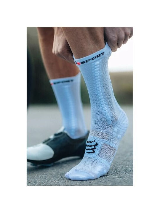 Compressport Racing Athletic Socks White 1 Pair