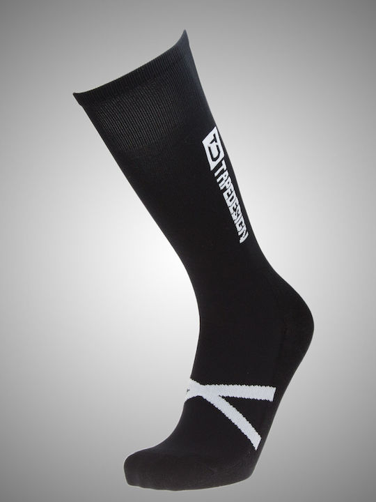Tapedesign Αθλητικές Κάλτσες Μαύρες Tapedesign Αθλητικές Κάλτσες Μαύρες