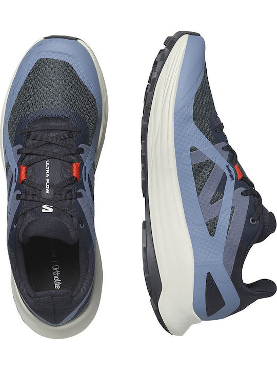 Salomon Ultra Flow Men's Blue Hiking Shoes Salomon Ultra Flow Men's Blue Hiking Shoes