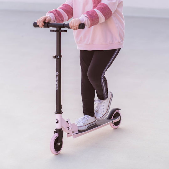 HyperMotion Kinderroller Klappbar Willy 2-Rad für 3+ Jahre alt Jahre Rosa