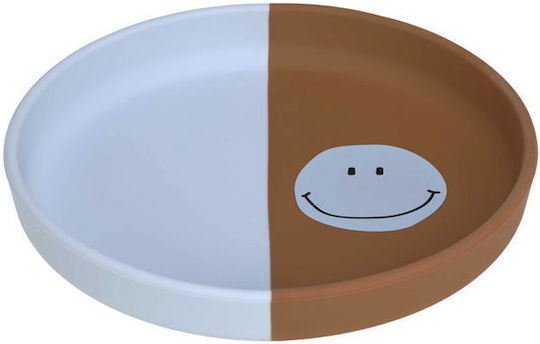 Laessig Baby Food Plate made of Silicone Blue