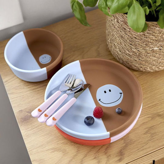Laessig Baby Food Plate made of Silicone Multicolour