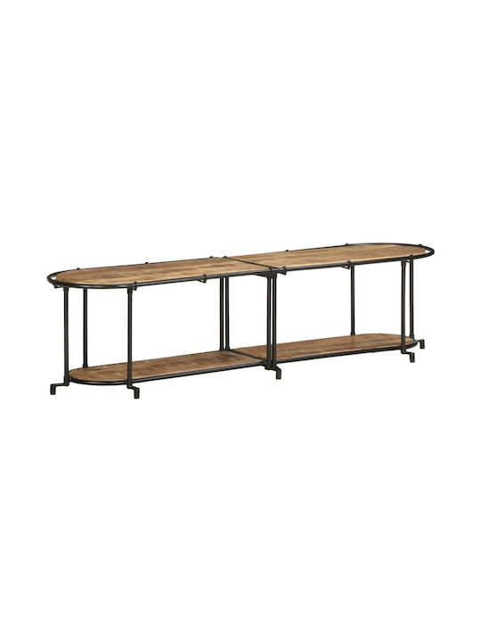 TV-Ständer aus Massivholz Braune M160xP42xH40cm