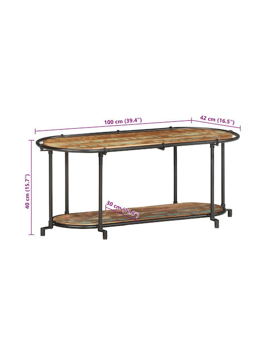 Mobilier Standuri TV din Lemn Masiv Maro L100xA42xÎ40cm
