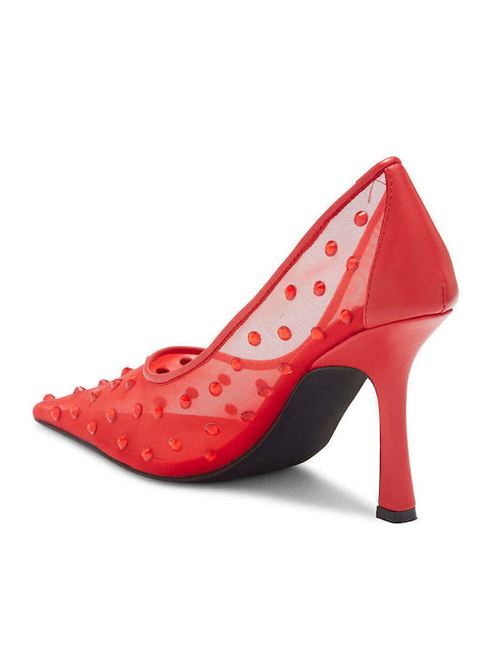 Pointed Toe Red Heels Genisi-j Red 01140