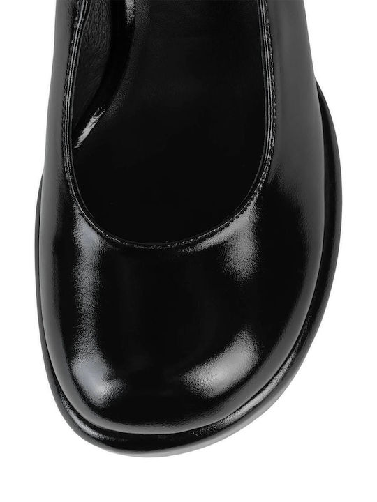 Black Heels with Strap Trivial Black 00138