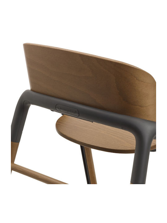 Bugaboo Giraffe Baby Highchair with Adjustable Height Warm Wood-Grey