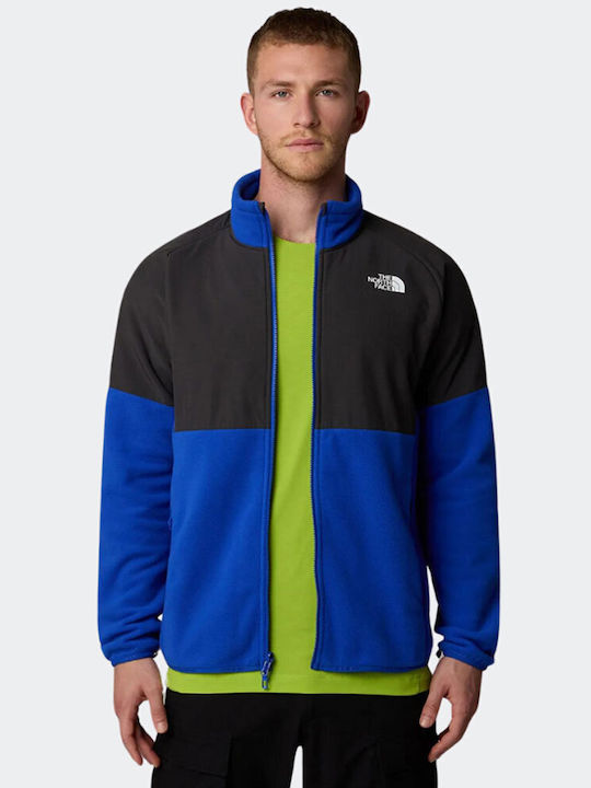 The North Face Glacier Men's Fleece Cardigan Blue Color