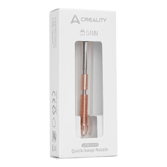 Creality 2.35.71.02.035 Creality Unicorn Дюза за бърза смяна 1 бр. Хром Цирконий Мед K1 K1 Max K1c Ender-3 V3 Ender-3 V3 P
