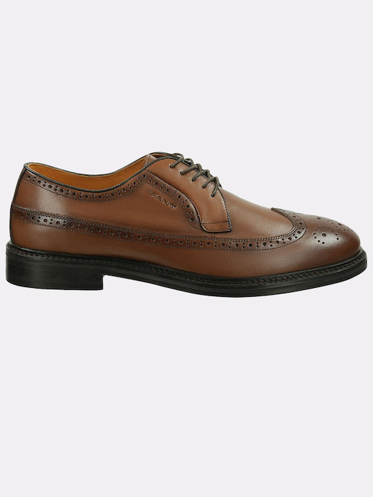 Gant Men's Leather Oxfords Brown