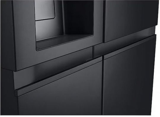 LG Side-by-Side Kühlschrank 628Es Total NoFrost H179xB91.3xT73.5cm. Schwarz GSLE91EVAC