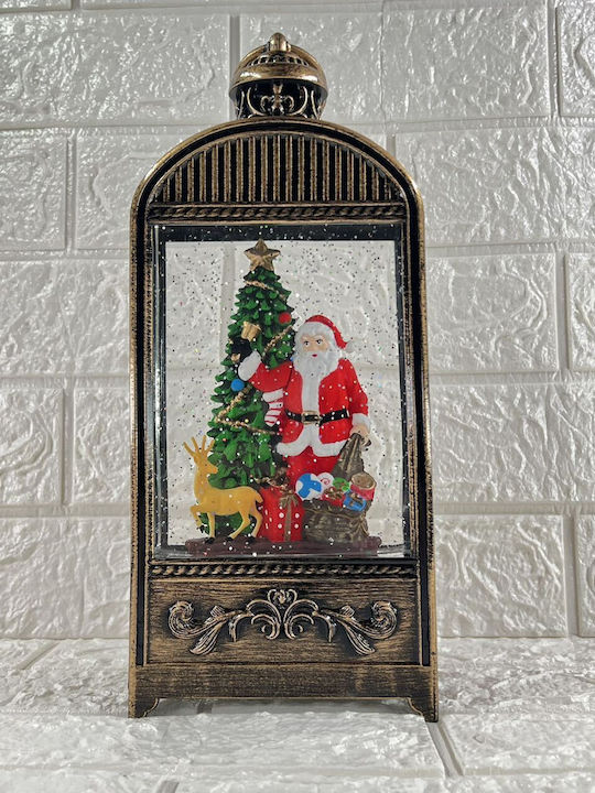 Weihnachtliche Schneekugel Beleuchtet 13x7x30cm 1Stück