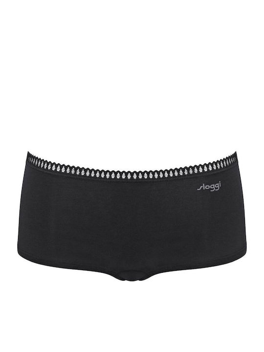 Βαμβακερά Women's Boxer 3Pack with Lace Blue