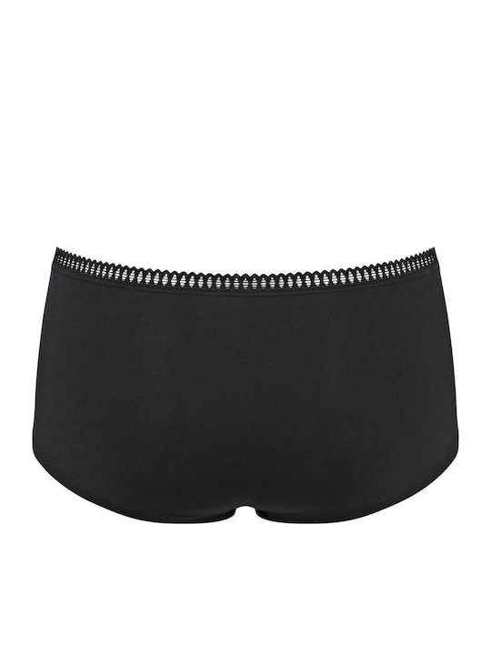 Βαμβακερά Women's Boxer 3Pack with Lace Blue