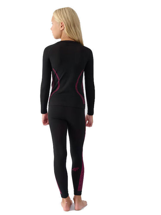 Kids Thermal Set Black/Pink