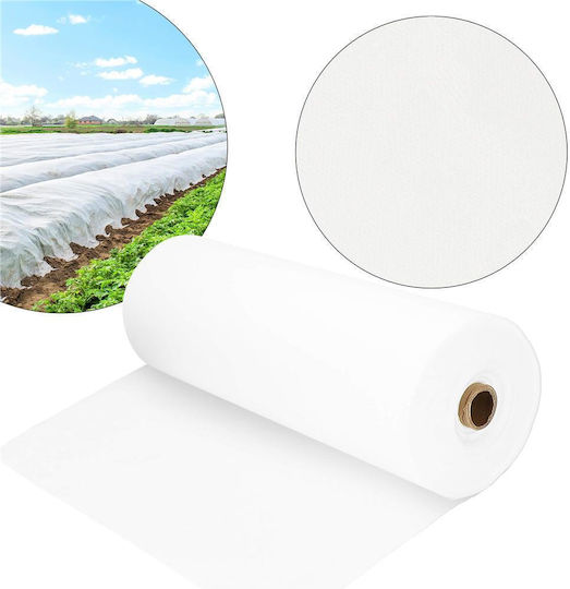 Agrotextile Film Mulching Weed Control Uv Filter 50 X 1.1 Meters 70g/m2 White R