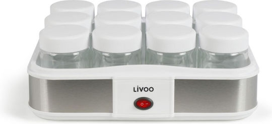 Livoo Yogurt Maker 1.2lt White 21.5W