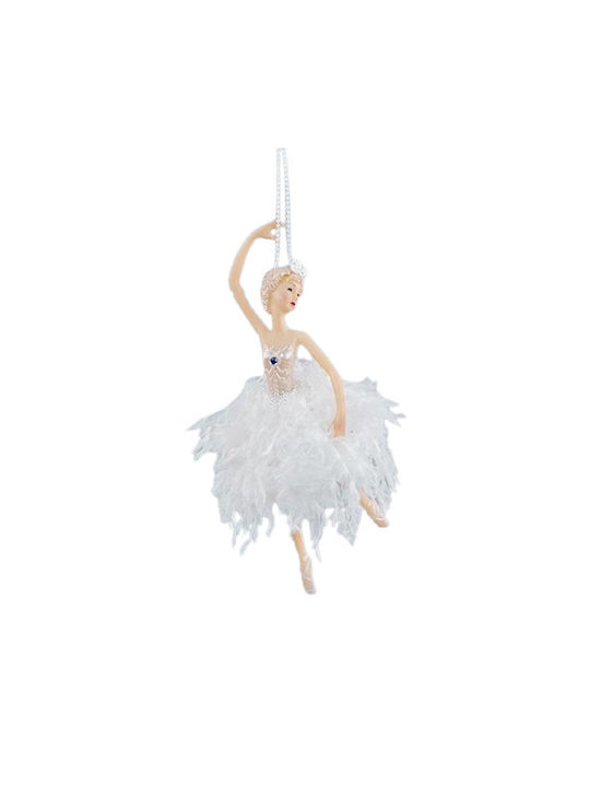 Hanging Ballerina White 18cm