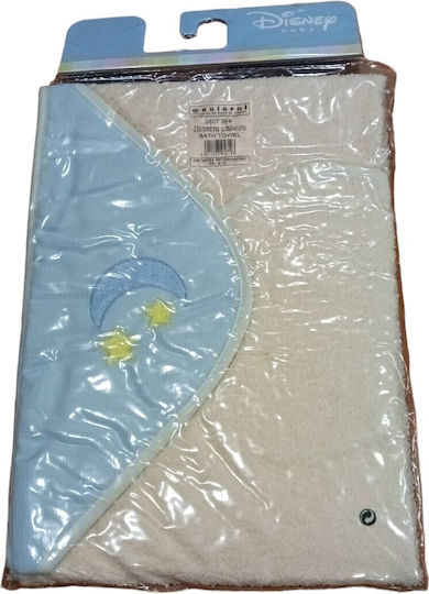 Manterol Casa Baby-Badetuch mit Kapuze 76x76cm